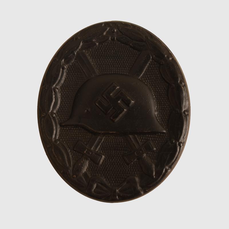 GERMAN WWII WOUND BADGE IN BLACK.