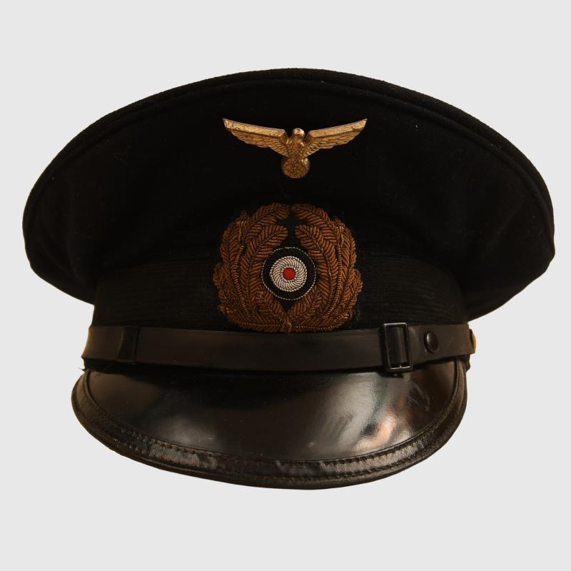GERMAN WWII KRIEGSMARINE NCO VISOR CAP.