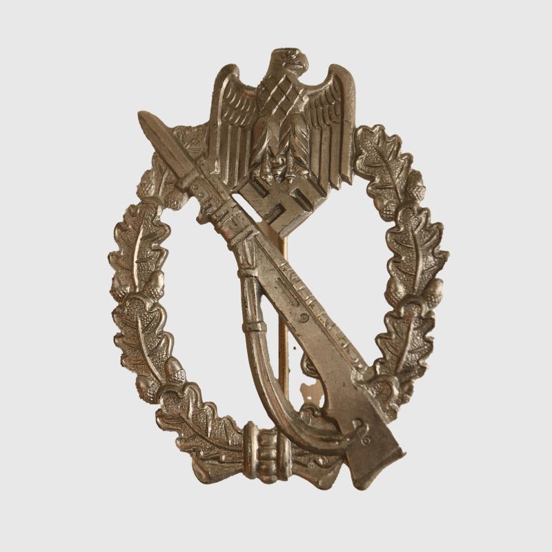 GERMAN WWII INFANTRY ASSAULT BADGE BY FRITZ ZIMMERMANN.