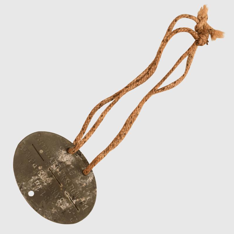 GERMAN WWII ARTILLERY REGIMENT ID DISC.