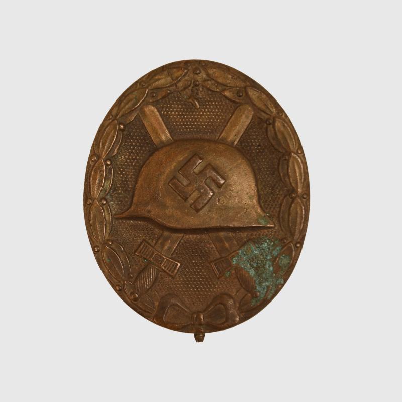 GERMAN WWII WOUND BADGE IN SILVER.