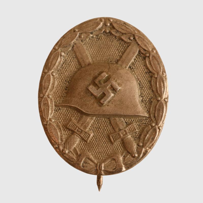 GERMAN WWII WOUND BADGE IN SILVER.