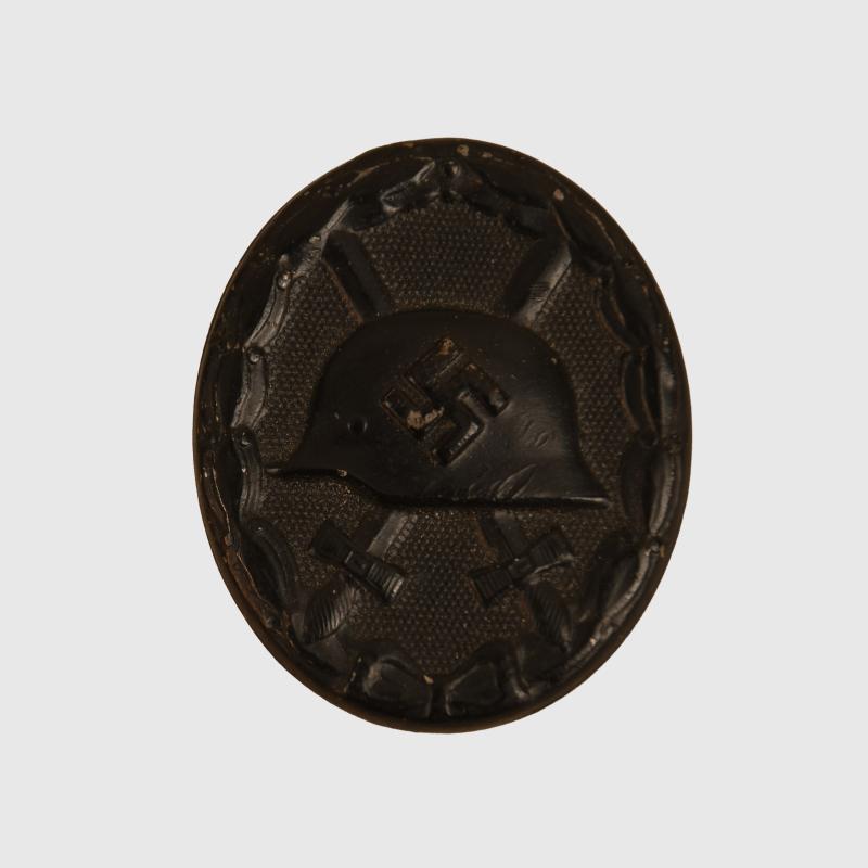 GERMAN WWII WOUND BADGE IN BLACK.