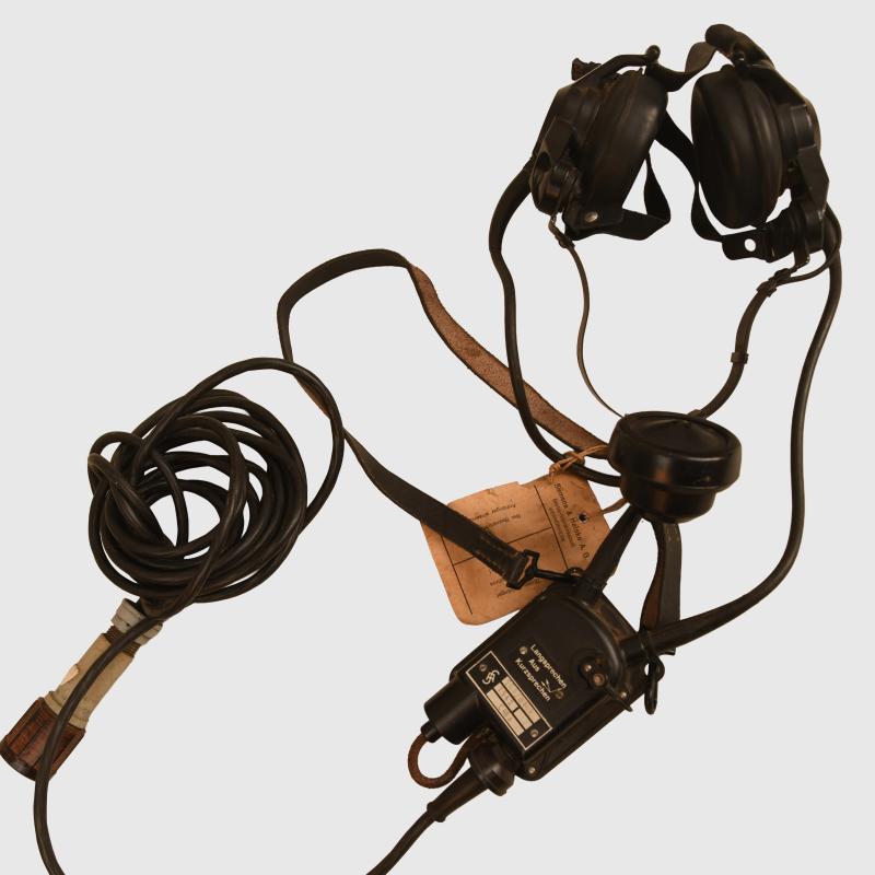 GERMAN WWII WAFFEN SS MARKED BUNKER COMMUNICATION SET.