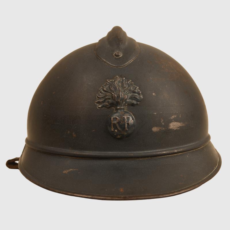 FRENCH WWI ADRIAN HELMET IN HORIZON BLUE.