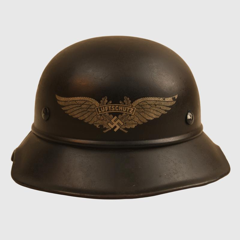GERMAN WWII LUFTSCHUTZ GLADIATOR HELMET.