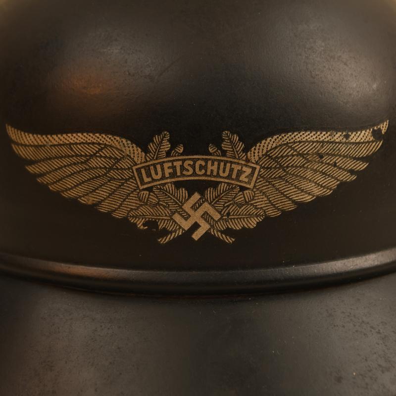 GERMAN WWII LUFTSCHUTZ GLADIATOR HELMET.