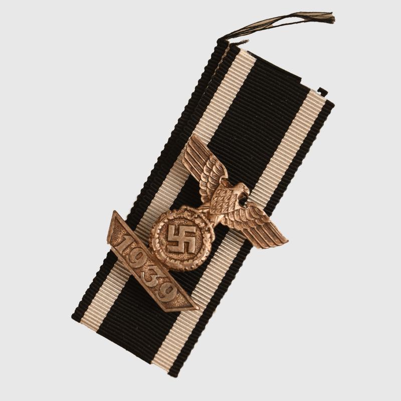 GERMAN WWII 1939 BAR TO THE IRON CROSS 2ND CLASS OF WWI.
