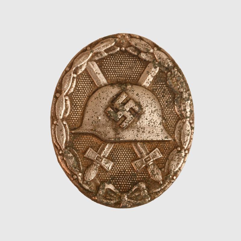 GERMAN WWII WOUND BADGE IN SILVER.