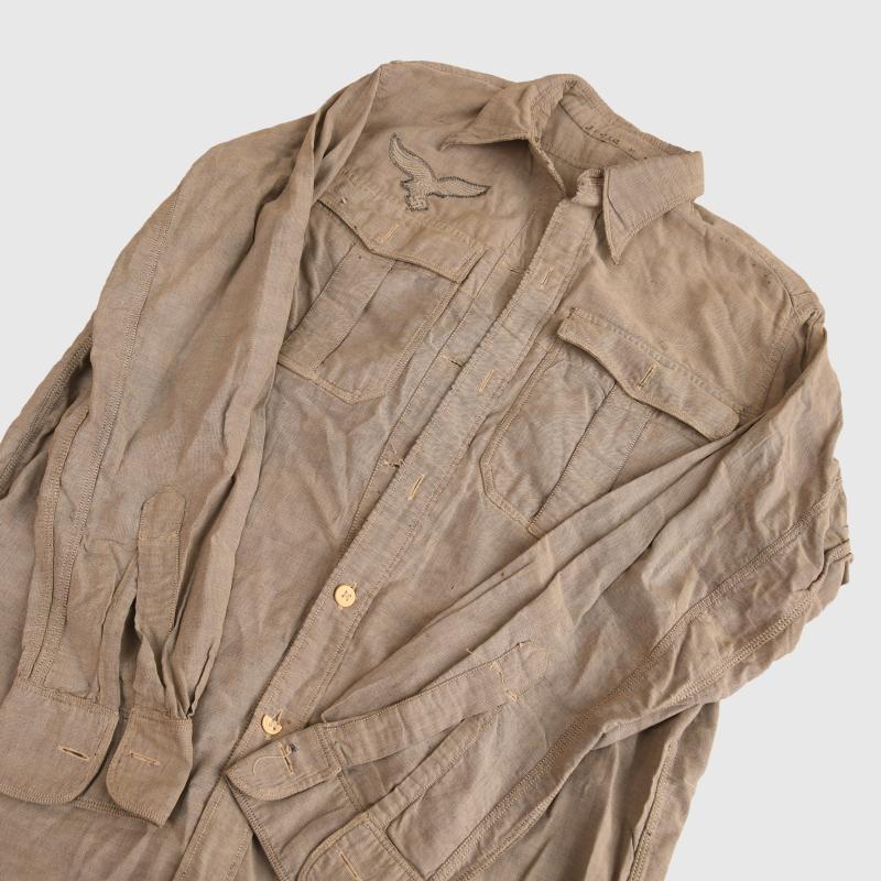 GERMAN WWII LUFTWAFFE LONG SLEEVE SHIRT.