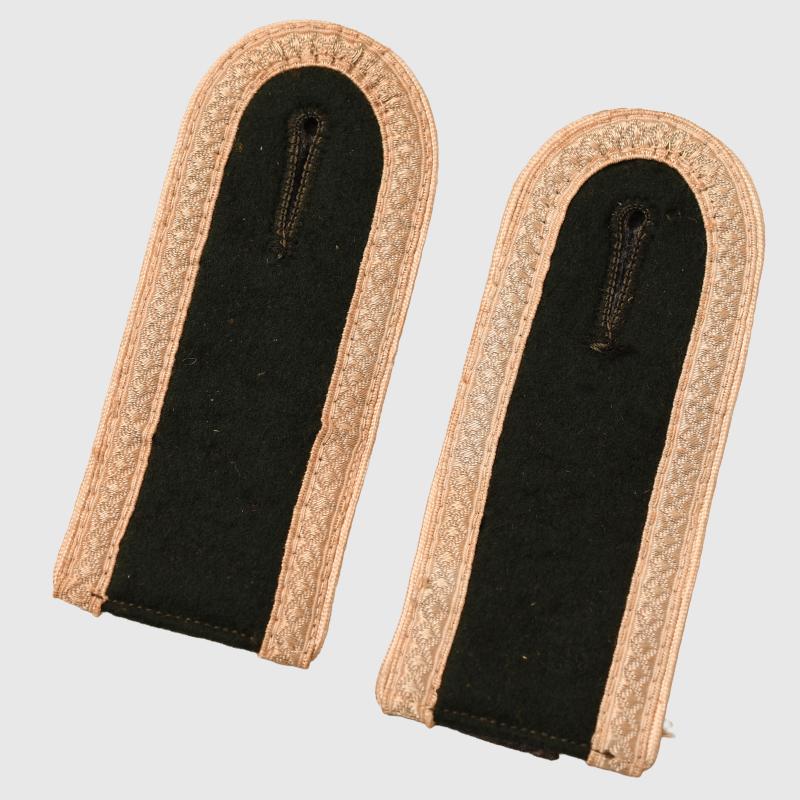 GERMAN WWII ARMY INFANTRY SLIP-ON SHOULDER BOARDS CONVERTED FROM STITCH-IN.