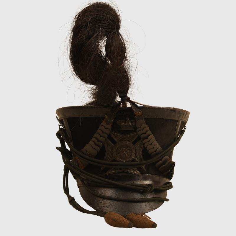 BRITISH WILLIAM IV 1830 TO 1837 BELL TOP SHAKO.