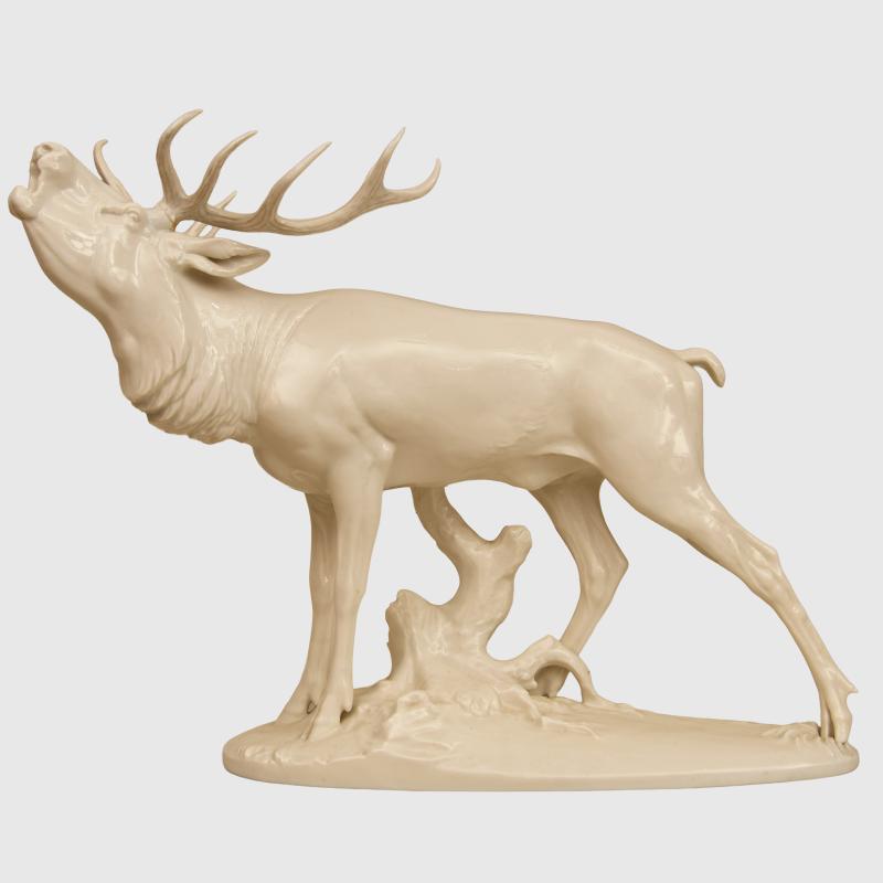 GERMAN WWII ALLACH ROARING STAG.