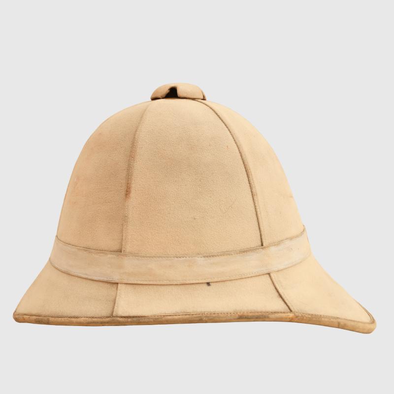 BRITISH COLONIAL HELMET 1870 PERIOD.
