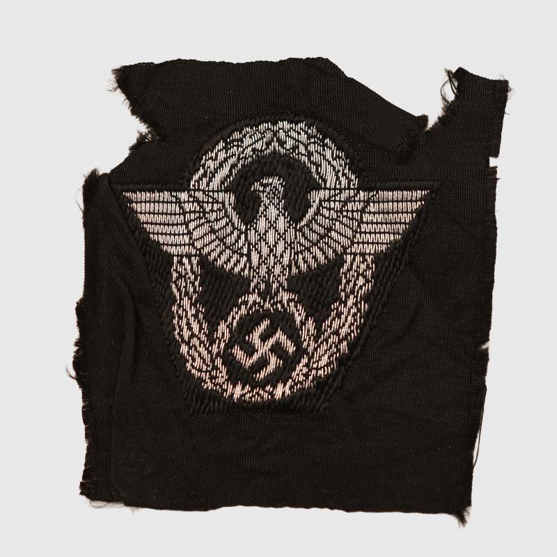 GERMAN WWII POLICE OFFICERS VISORED FIELD CAP EAGLE.