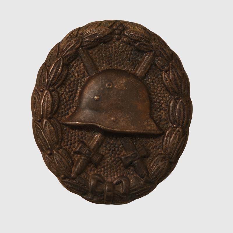 GERMAN WWI IMPERIAL GERMAN WOUND BADGE IN SILVER.