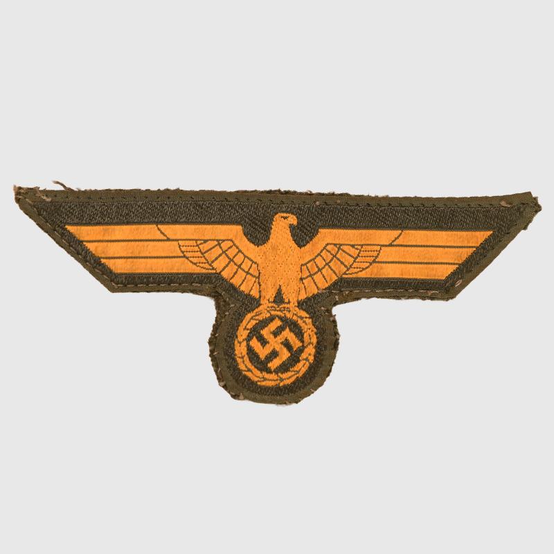 GERMAN WWII COASTAL ARTILLERY ENLISTED MANS BREAST EAGLE.