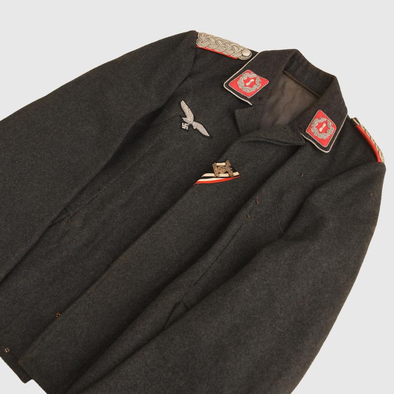 GERMAN WWII LUFTWAFFE AIRFIELD ENGINEERS FLIGHT BLOUSE.