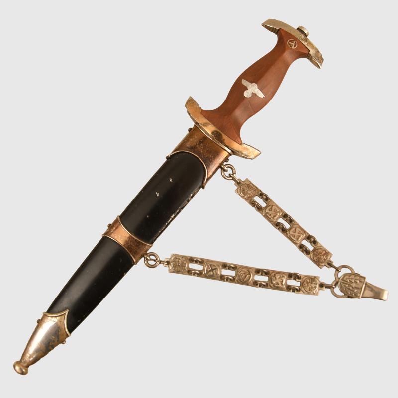 GERMAN WWII NSKK MARINE OFFICERS DAGGER.