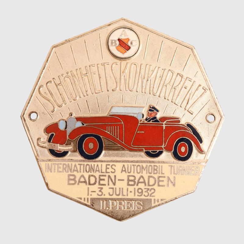 GERMAN WWII 1932 BADEN BADEN MOTOR CLUB MEETING.