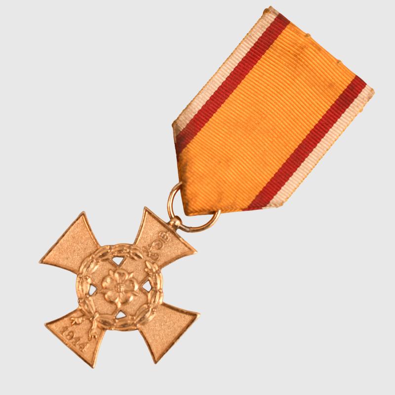 GERMAN WWI LIPPE-DETMOLD BRAVERY CROSS 1914.