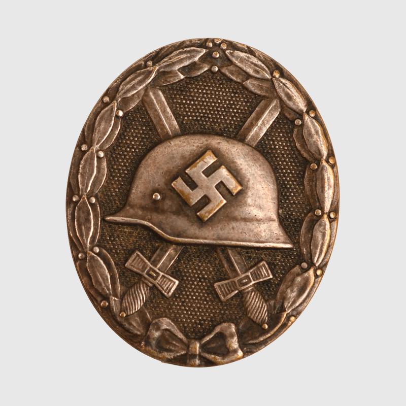 GERMAN WWII WOUND BADGE IN SILVER.