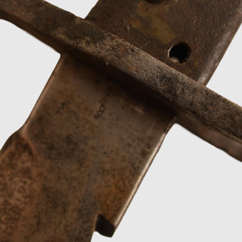 GERMAN WWI ERSATZ SAW BACK BAYONET.