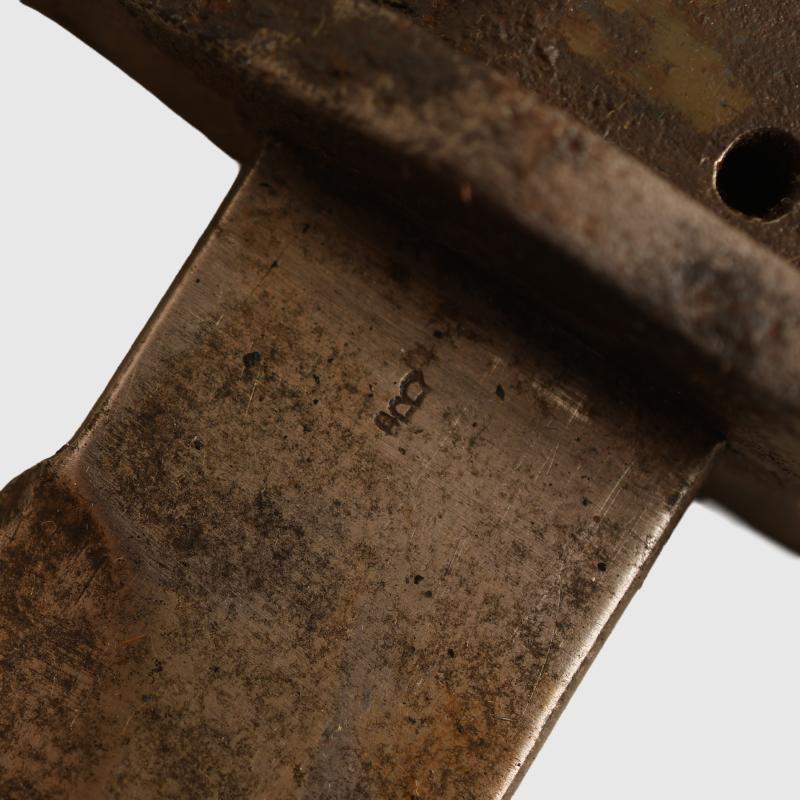 GERMAN WWI ERSATZ SAW BACK BAYONET.