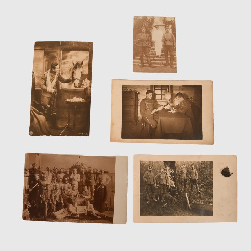 IMPERIAL GERMAN FIVE CAVALRY RELATED IMAGES.