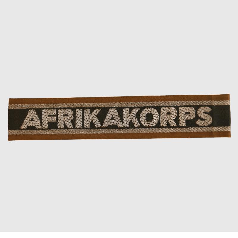 GERMAN WWII AFRIKAKORPS CUFF TITLE.