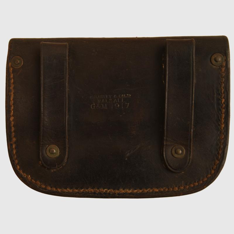 BRITISH WWI WEBLEY NAVAL EQUIPMENT AMMUNITION POUCH.