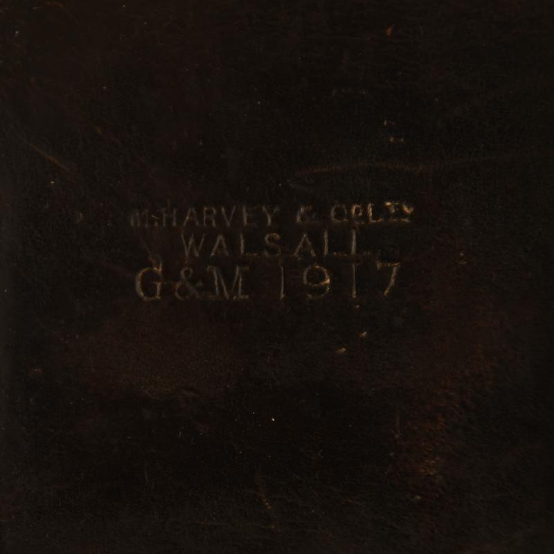 BRITISH WWI WEBLEY NAVAL EQUIPMENT AMMUNITION POUCH.