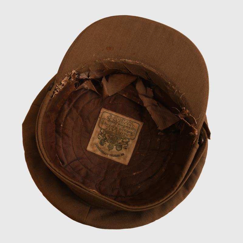 BRITISH WWI OFFICERS GOR BLIMEY TRENCH CAP.