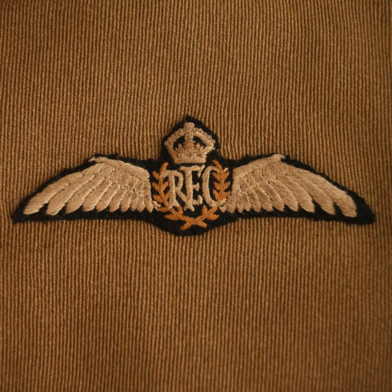 BRITISH WWI ROYAL FLYING CORPS OFFICERS PLASTRON FRONTED TUNIC.