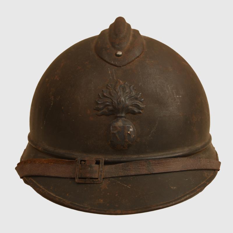 FRENCH WWI ADRIAN INFANTRY HELMET.