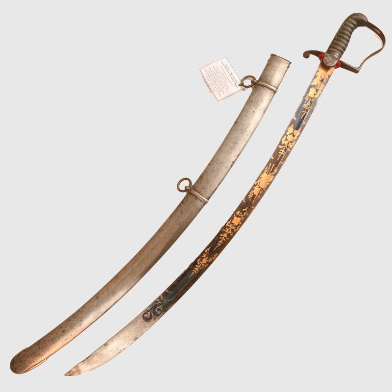 BRITISH 1796 CAVALRY OFFICERS SWORD.
