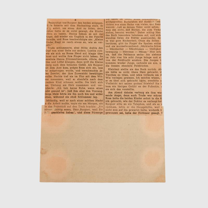 GERMAN WWII LEUTNANT BRUNO KOHNS KNIGHTS CROSS WINNER SIGNATURE.