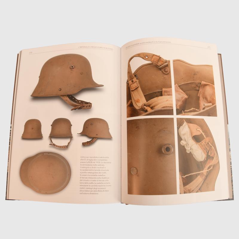 AUSTRIAN WWI 2 VOLUME WORK ON AUSTRIAN HELMETS.