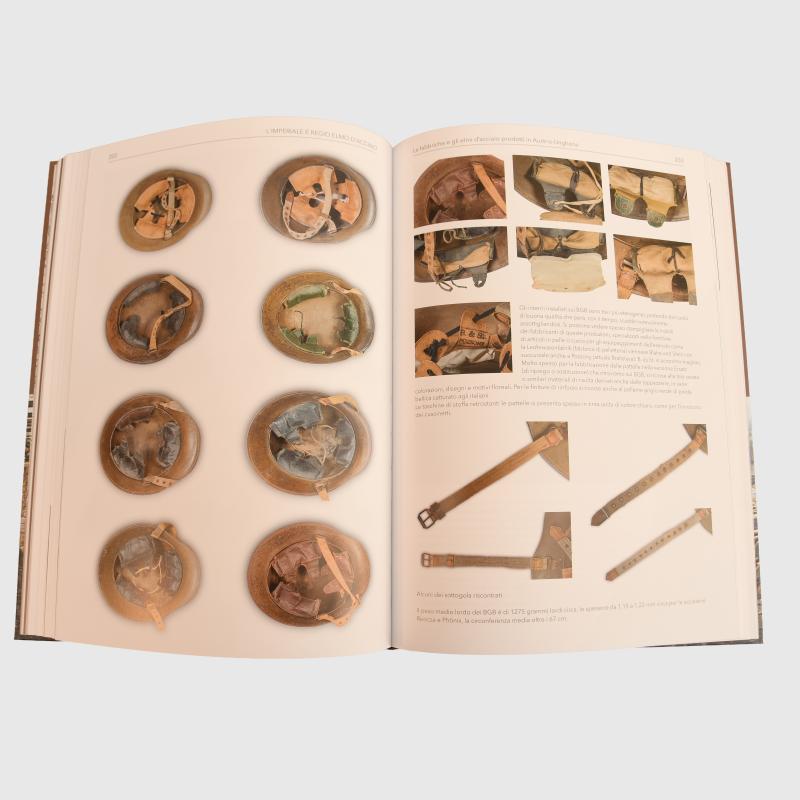 AUSTRIAN WWI 2 VOLUME WORK ON AUSTRIAN HELMETS.