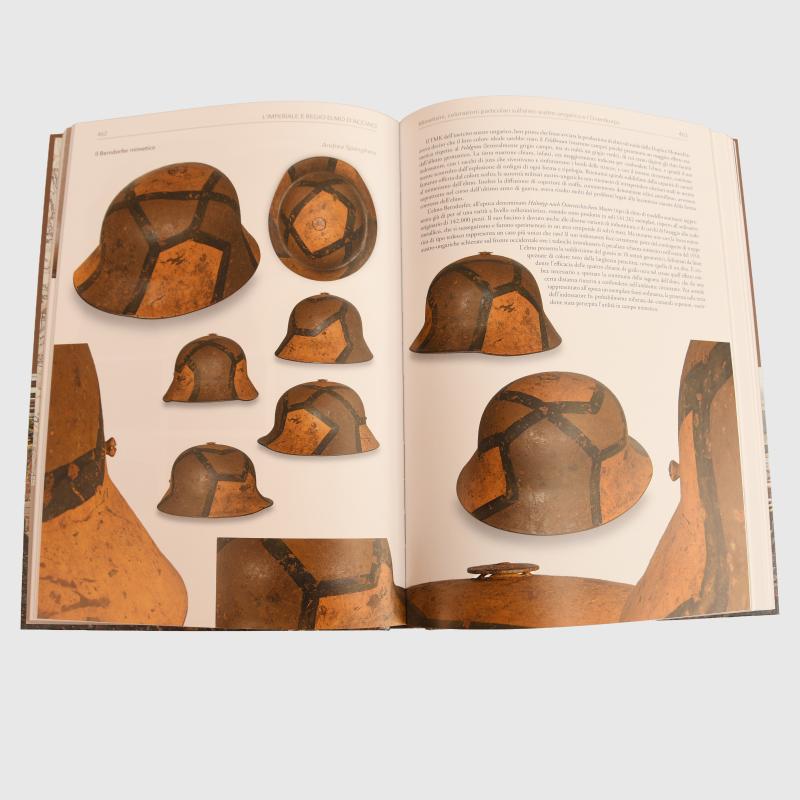 AUSTRIAN WWI 2 VOLUME WORK ON AUSTRIAN HELMETS.
