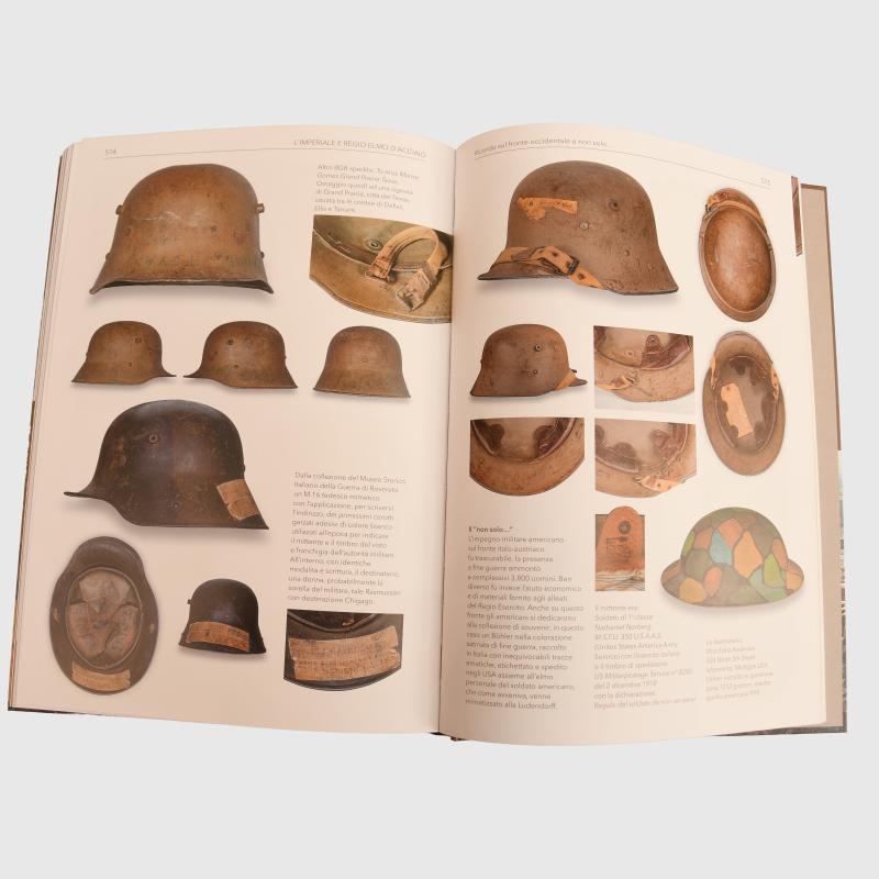AUSTRIAN WWI 2 VOLUME WORK ON AUSTRIAN HELMETS.