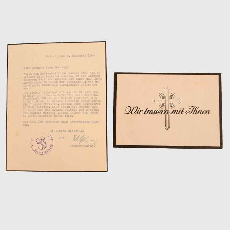 GERMAN WWII SS PAPERWORK GROUPING.