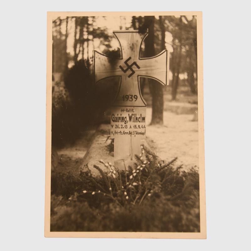 GERMAN WWII SS PAPERWORK GROUPING.