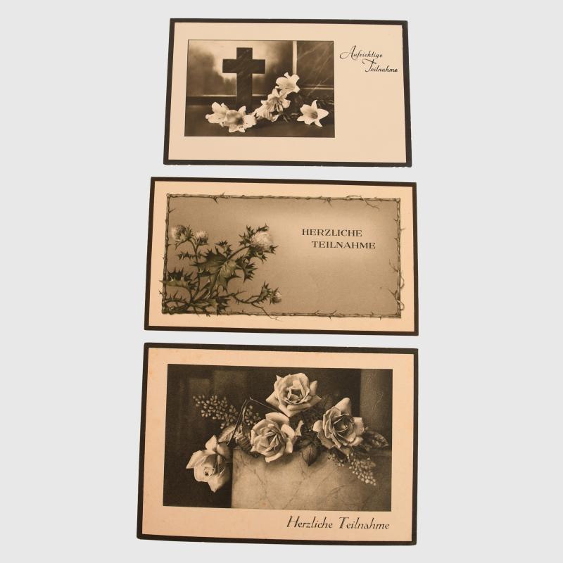 GERMAN WWII SS PAPERWORK GROUPING.