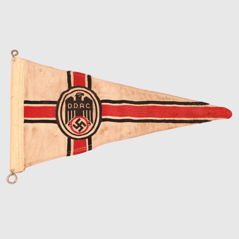 GERMAN WWII DDAC CAR PENNANT.