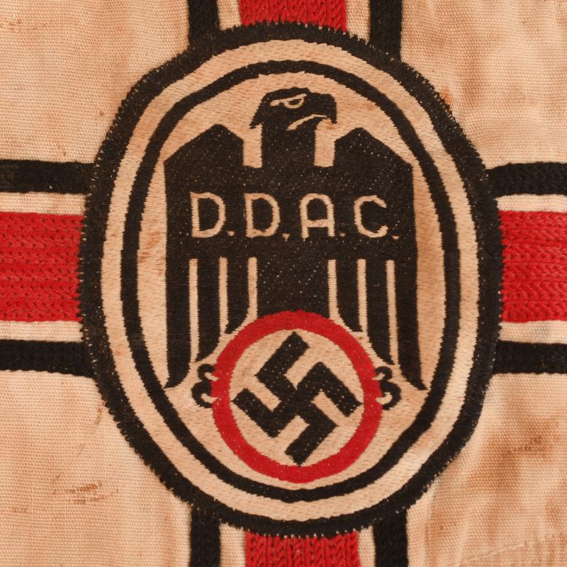 GERMAN WWII DDAC CAR PENNANT.