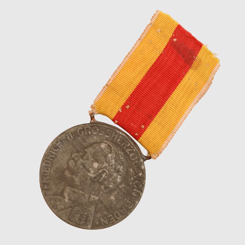 GERMAN WWI BADEN WAR SERVICE MEDAL.