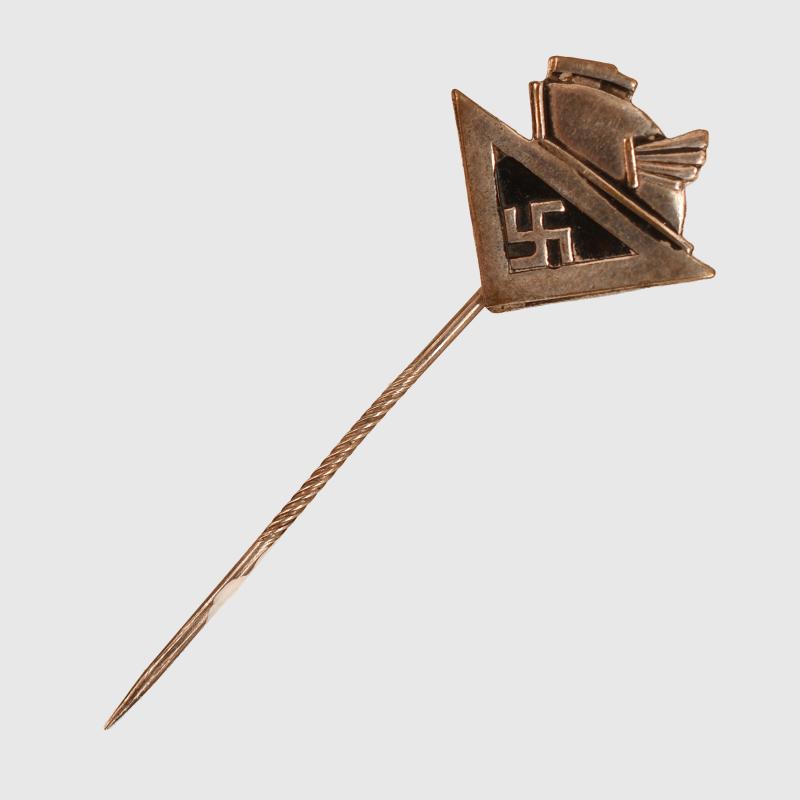 GERMAN WWII THE GERMAN CULTURE SOCIETY MEMBERSHIP STICK PIN.