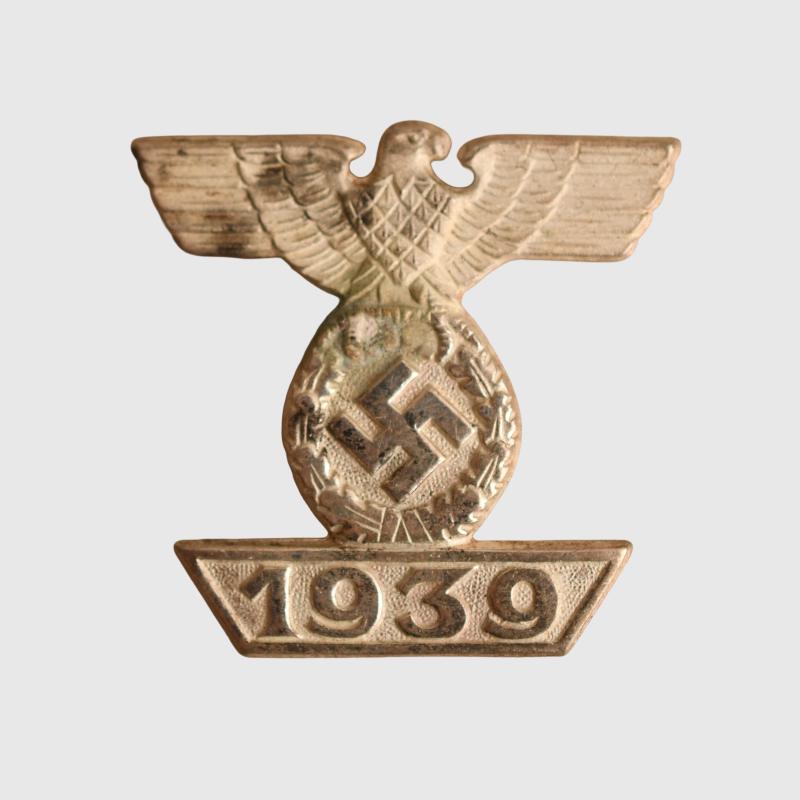 GERMAN WWII IRON CROSS SECOND CLASS 1939 BAR TO THE 1914 SECOND CLASS AWARD.