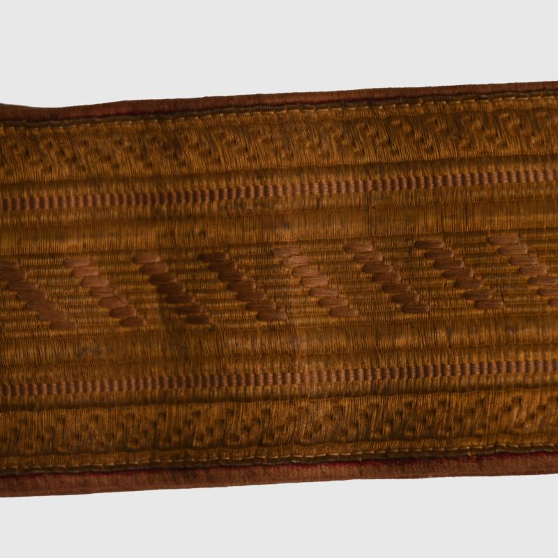 TURKISH WWI GENERAL OFFICERS PARADE BELT AND BUCKLE.